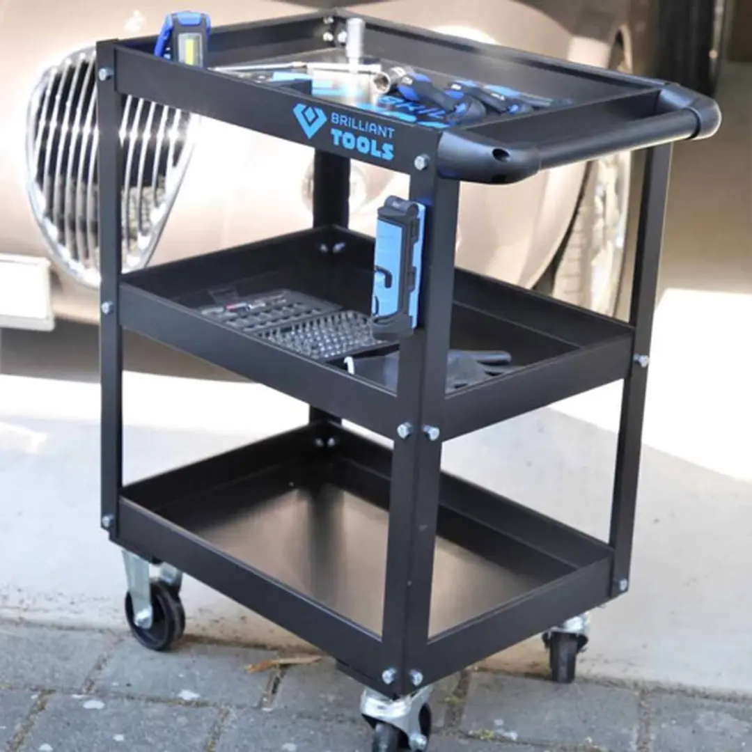 Brilliant Tools BT150900 Servicewagen - Zwart - afbeelding 5 van 6
