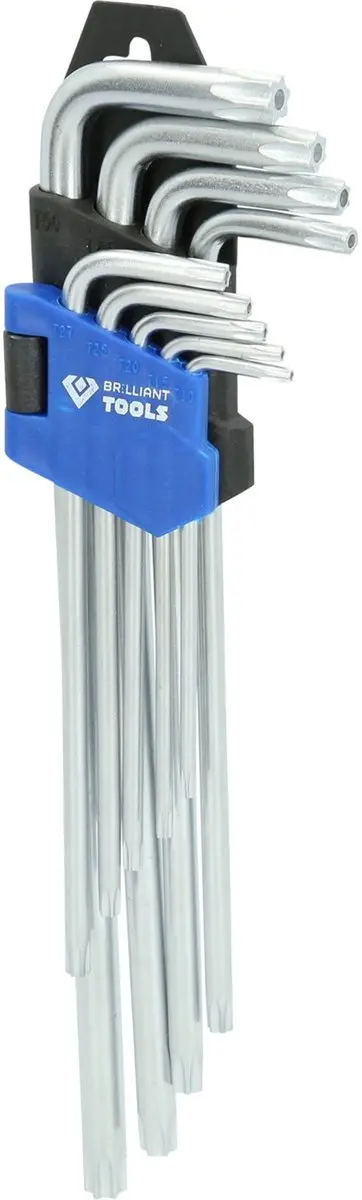 BRILLIANT TOOLS 9-delige Sleutelset Torx