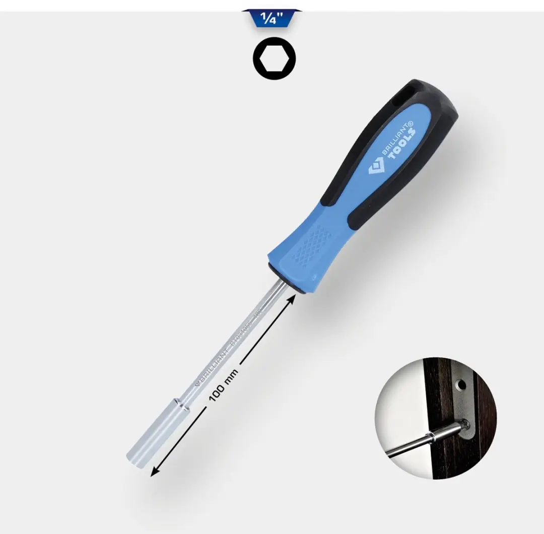 Brilliant Tools BT031055 Bitschroevendraaier 1/4 - afbeelding 5 van 5