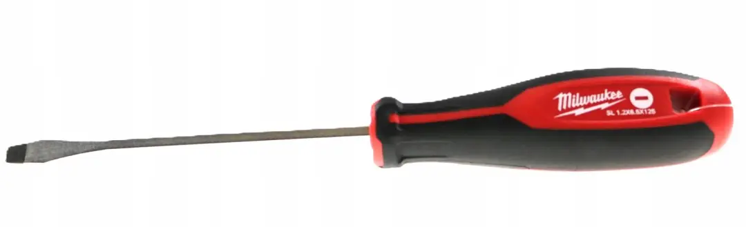 Milwaukee Tri-lobe Schroevendraaier SL 1,2x6,5x125 - Blauw - afbeelding 2 van 2