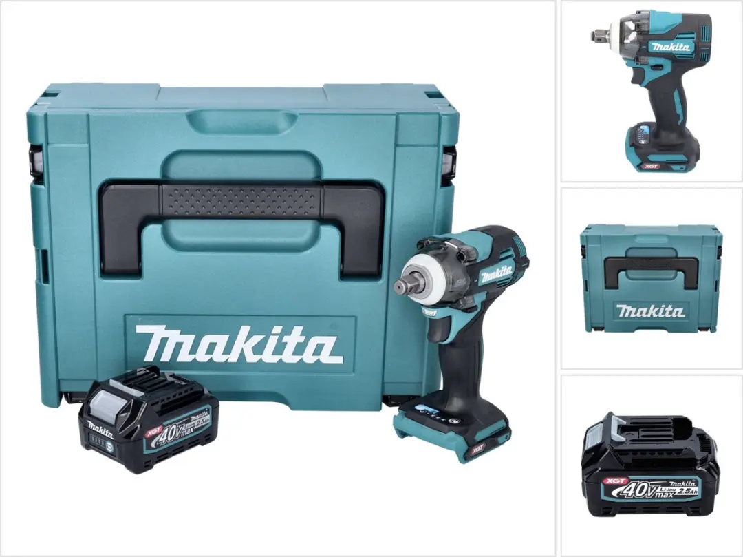 Makita TW 004 GD101 accu-slagmoersleutel 40 V max. 1/2" 350 Nm XGT Brushless + 1