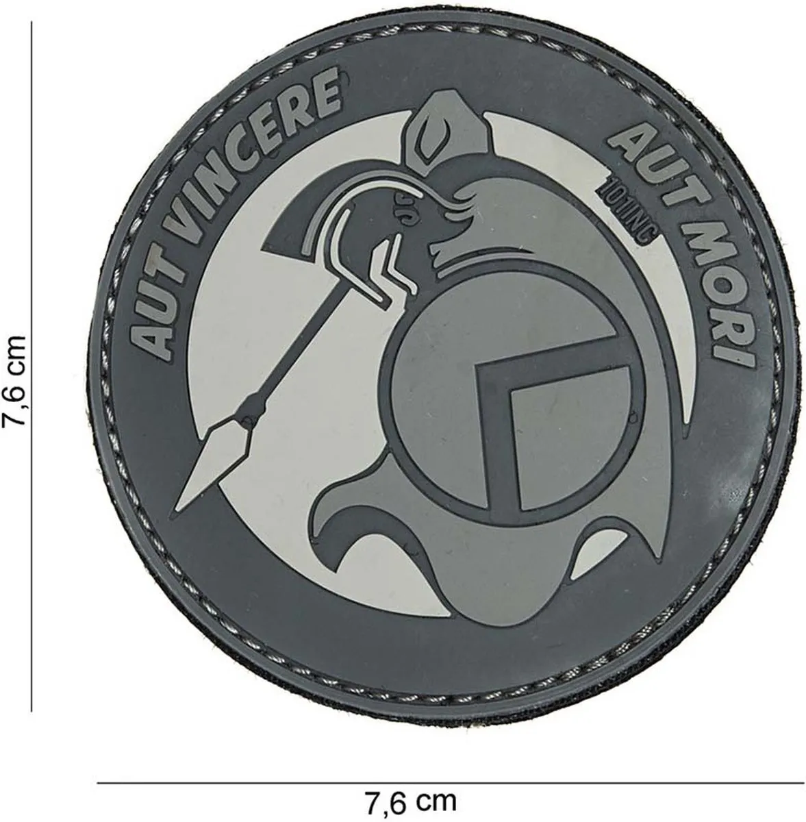 101 Inc Embleem 3D Spartan Aut Grijs