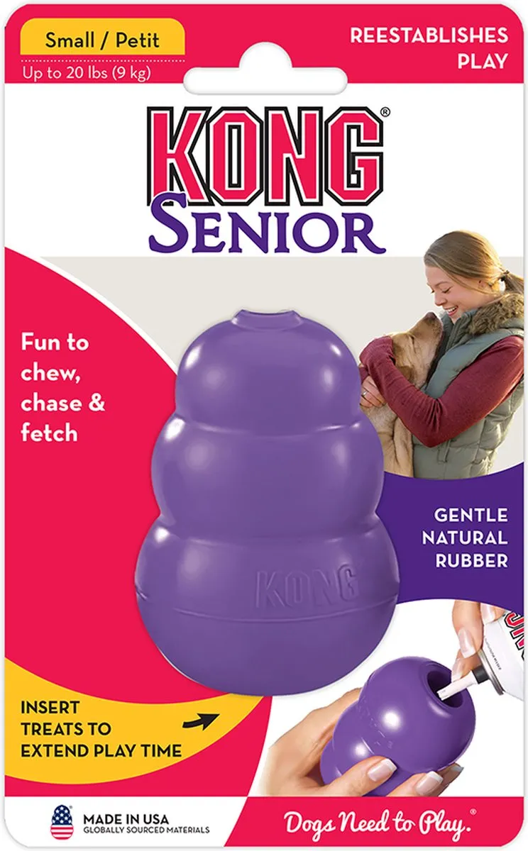 KONG Senior Hond Small 7cm - Paars - afbeelding 6 van 6