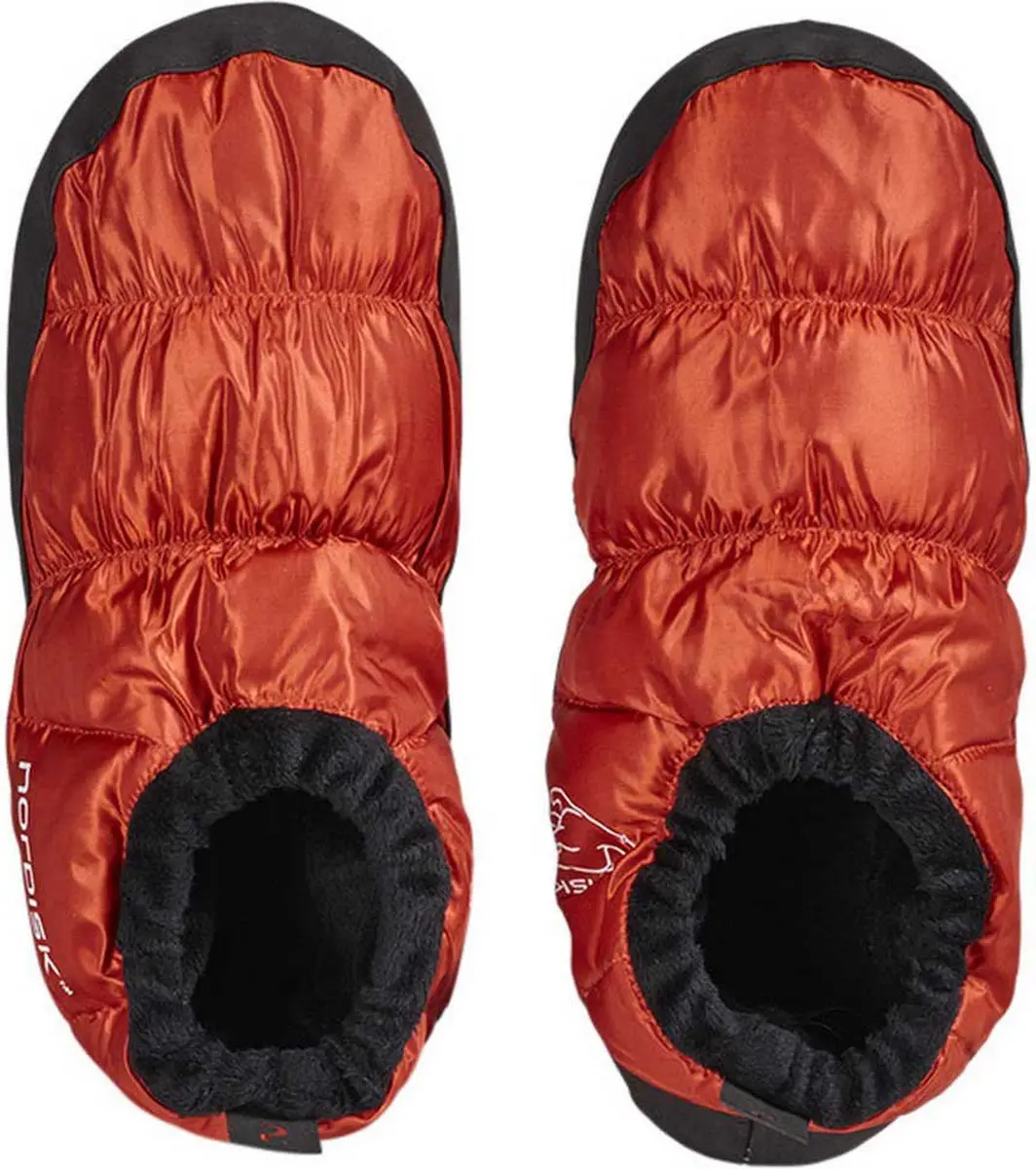 Nordisk donsschoenen red/orange Maat XS