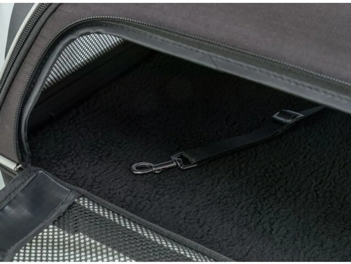 Trixie Hondentas Vliegtuigtas Boarding - 55x40x23cm - Zwart/Grijs