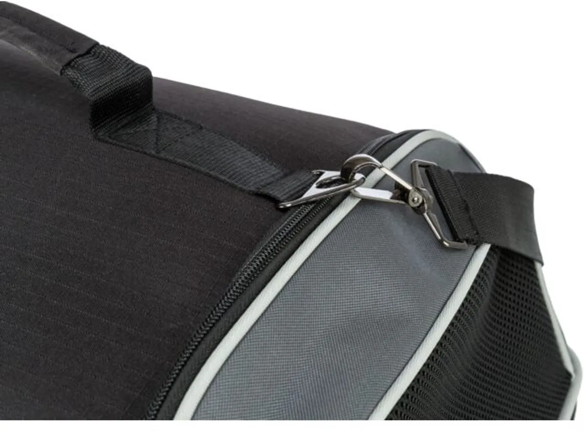 Trixie Hondentas Vliegtuigtas Boarding - 55x40x23cm - Zwart/Grijs