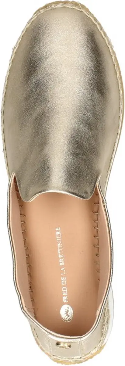 Fred de la Bretoniere Espadrille Nola Goud - Maat 38 - afbeelding 4 van 6
