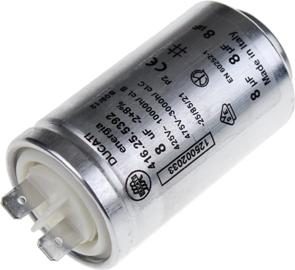 Electrolux Condensator 8µF 450V 1250020334