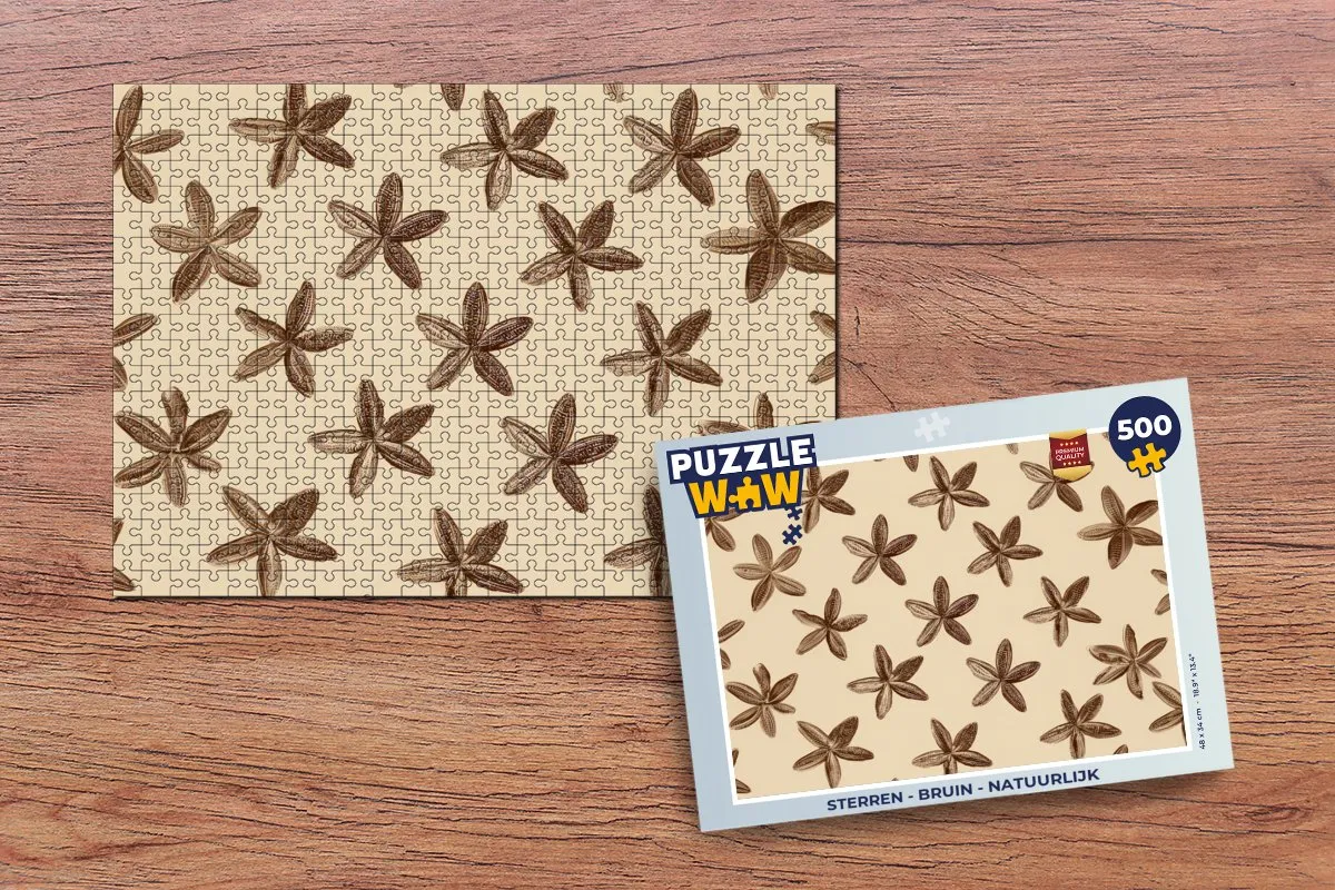 PuzzleWow Sterren Legpuzzel 500 Stuks - Multicolor