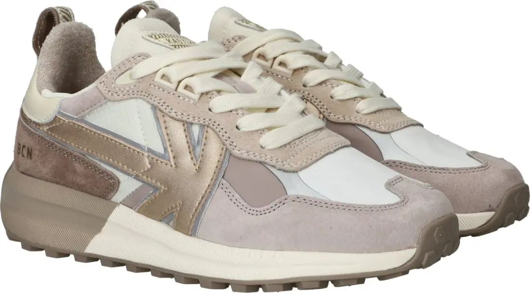 Kaotiko Detroit Dames Sneakers - Wit - Maat 42 - afbeelding 3 van 6