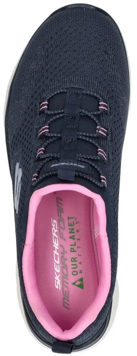 Skechers Summits New Nature Dames Sneakers - Blauw - afbeelding 4 van 6