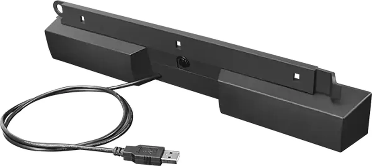 Lenovo - USB-soundbar - zwart