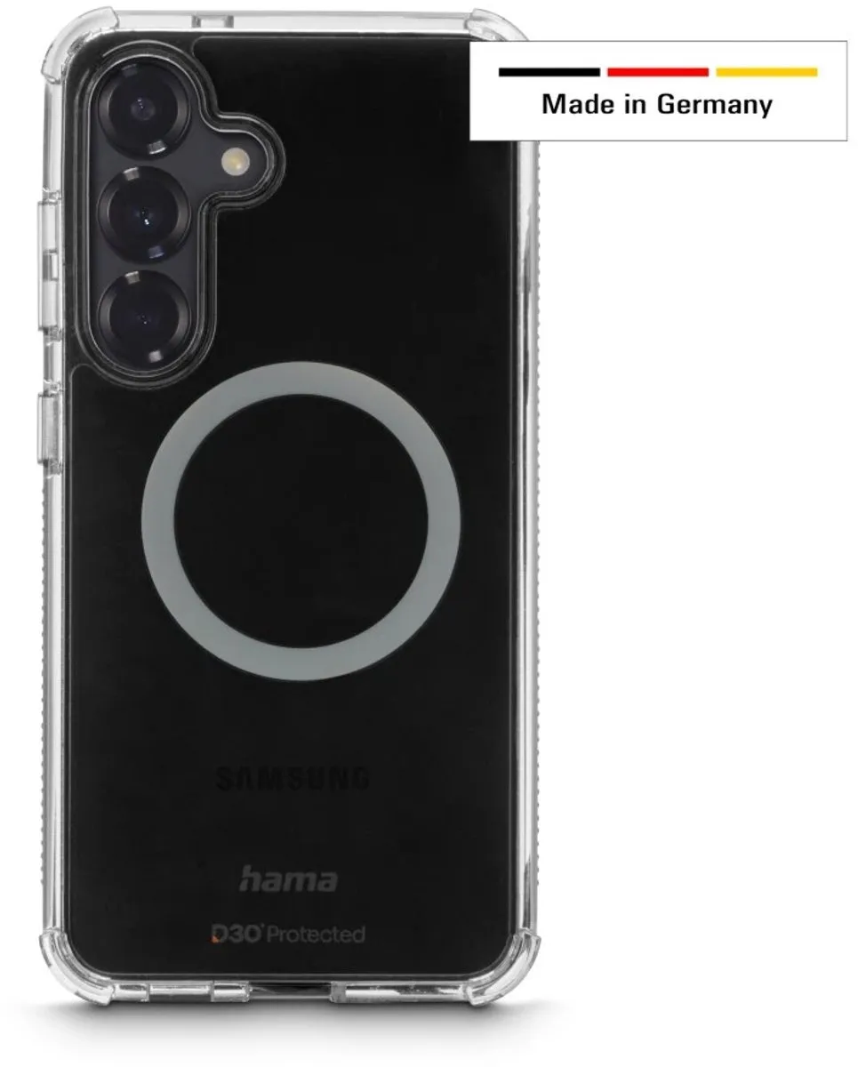 Hama Hoesje Galaxy S25 FE Extreme Protect Magnetisch - Transparant - afbeelding 6 van 6