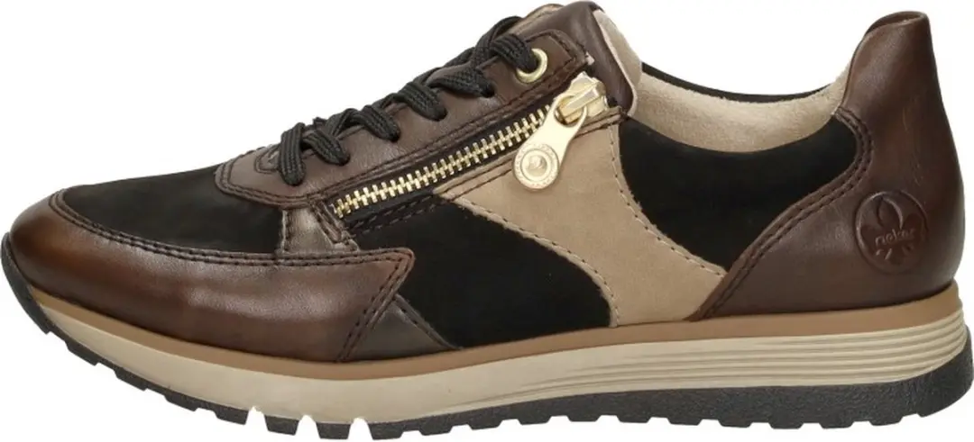 Rieker 49010 Sneakers - Bruin - Maat 43 - afbeelding 2 van 6