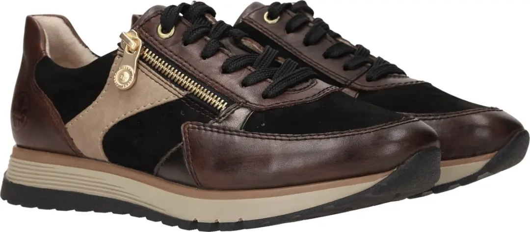 Rieker 49010 Sneakers - Bruin - Maat 43 - afbeelding 4 van 6