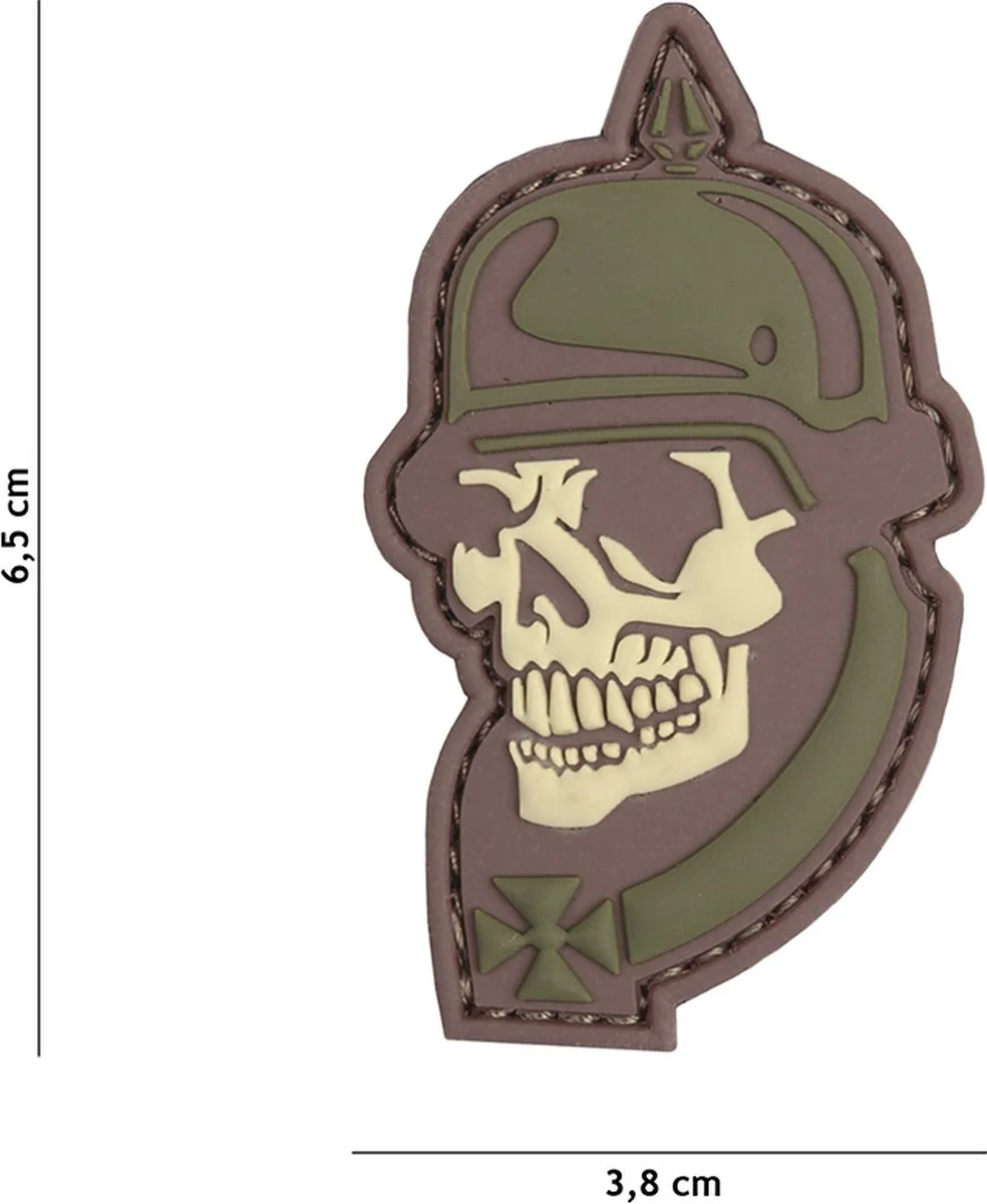 101 Inc Embleem 3D PVC Ww I Skull Multi