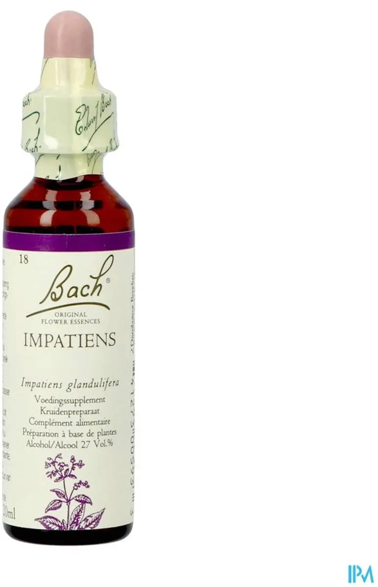 Bach Bloesem Impatiens 3422 20ml
