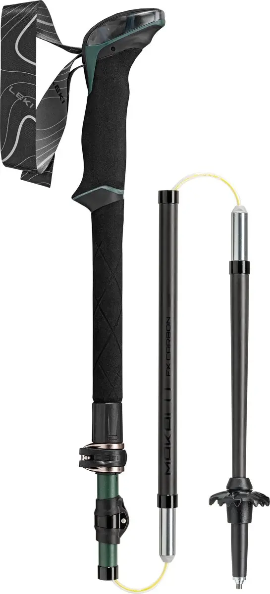 LEKI Makalu FX Carbon Wandelstok 110-130cm - Grijs - afbeelding 6 van 6