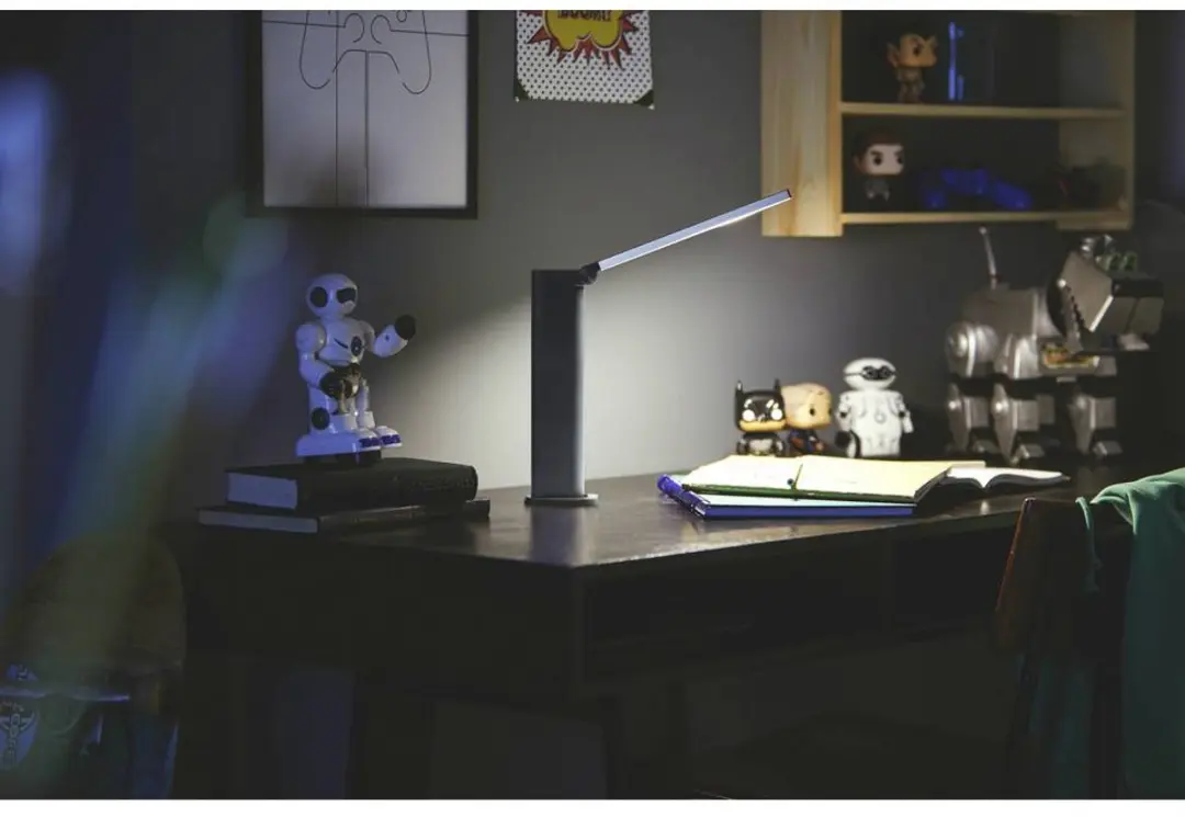 Philips LED Amber DSK202 Bureaulamp 5W - Zwart - afbeelding 3 van 5
