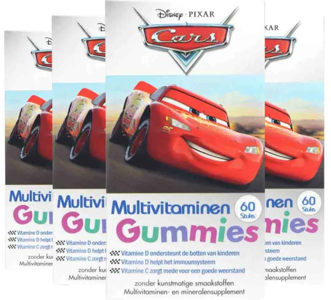 Disney Cars Multivitamines Gummies - 240g - afbeelding 2 van 2