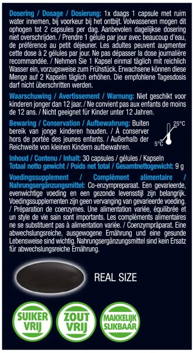 Lucovitaal Ubiquinol Puur 50mg - 60 Capsules - afbeelding 4 van 5