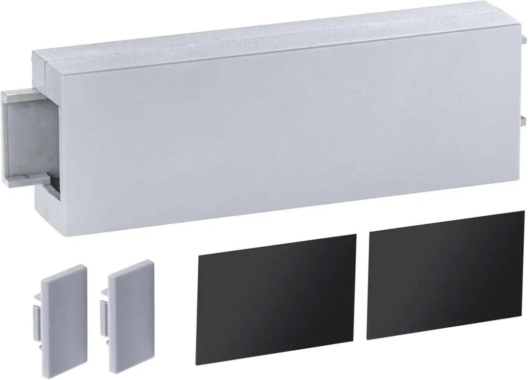 Paulmann LumiTiles Accessoireprofiel Bovenkap 8cm Telegrijs
