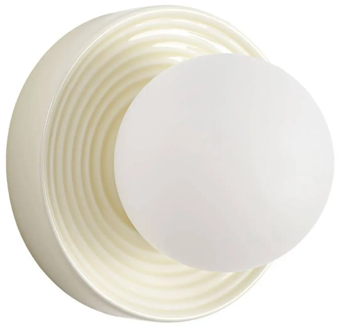 Lindby Harriet Wandlamp - Beige/Wit - afbeelding 2 van 6