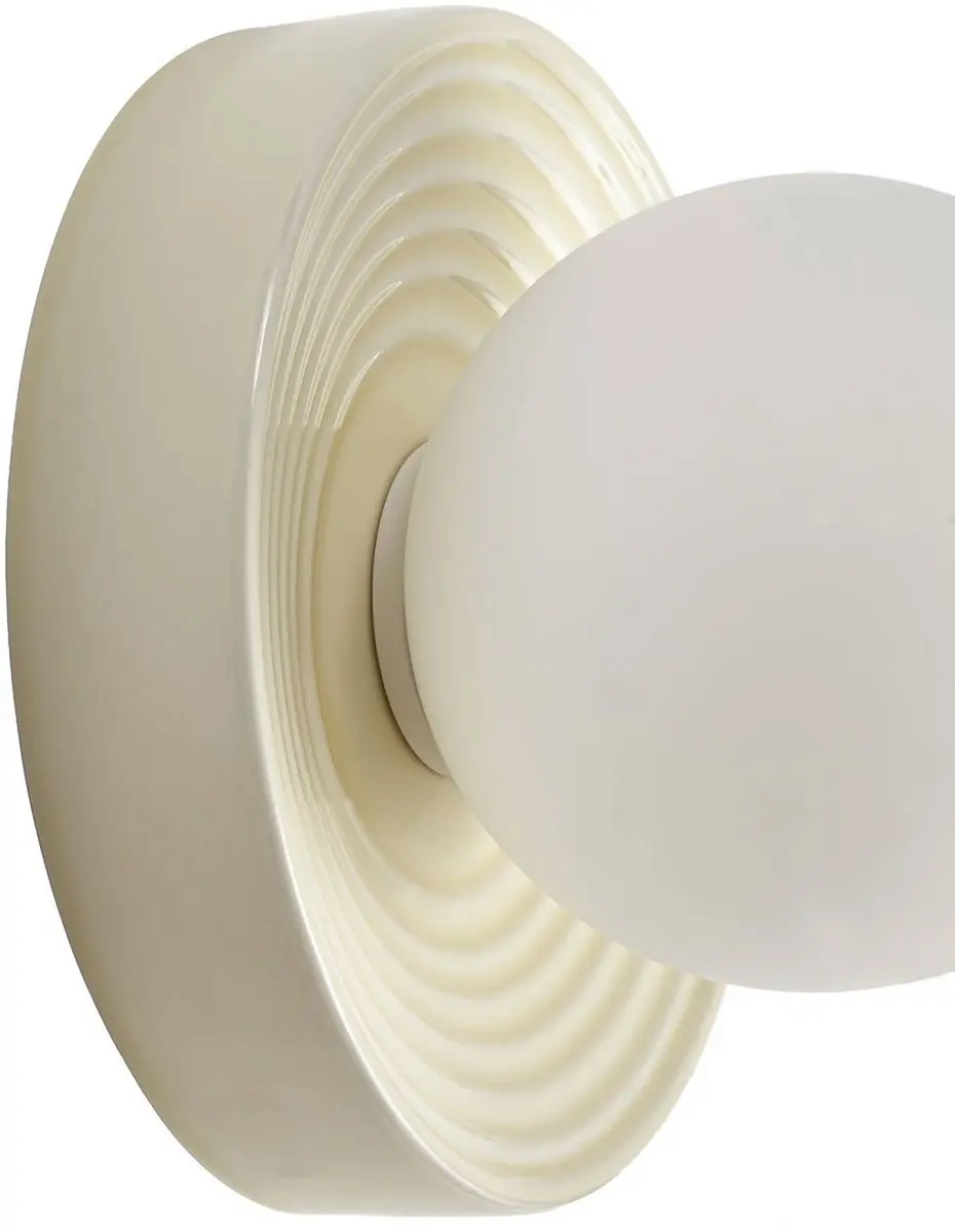Lindby Harriet Wandlamp - Beige/Wit - afbeelding 3 van 6