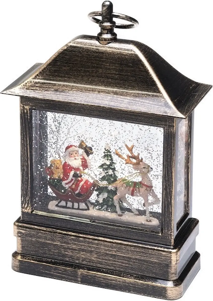 Konstsmide Christmas LED Waterlantaarn Kerstman in Slee - afbeelding 2 van 6