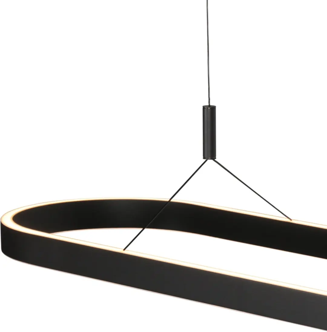 Steinhauer Mykty 4205ZW Ovale Hanglamp - Zwart - afbeelding 6 van 6