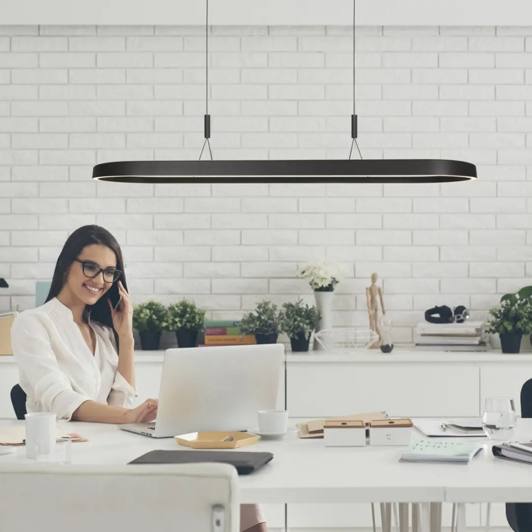 Steinhauer Mykty 4205ZW Ovale Hanglamp - Zwart - afbeelding 5 van 6