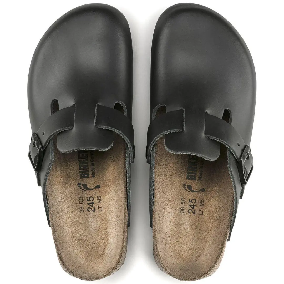 Birkenstock Boston Super Grip Zwart - Maat 37 - afbeelding 2 van 6