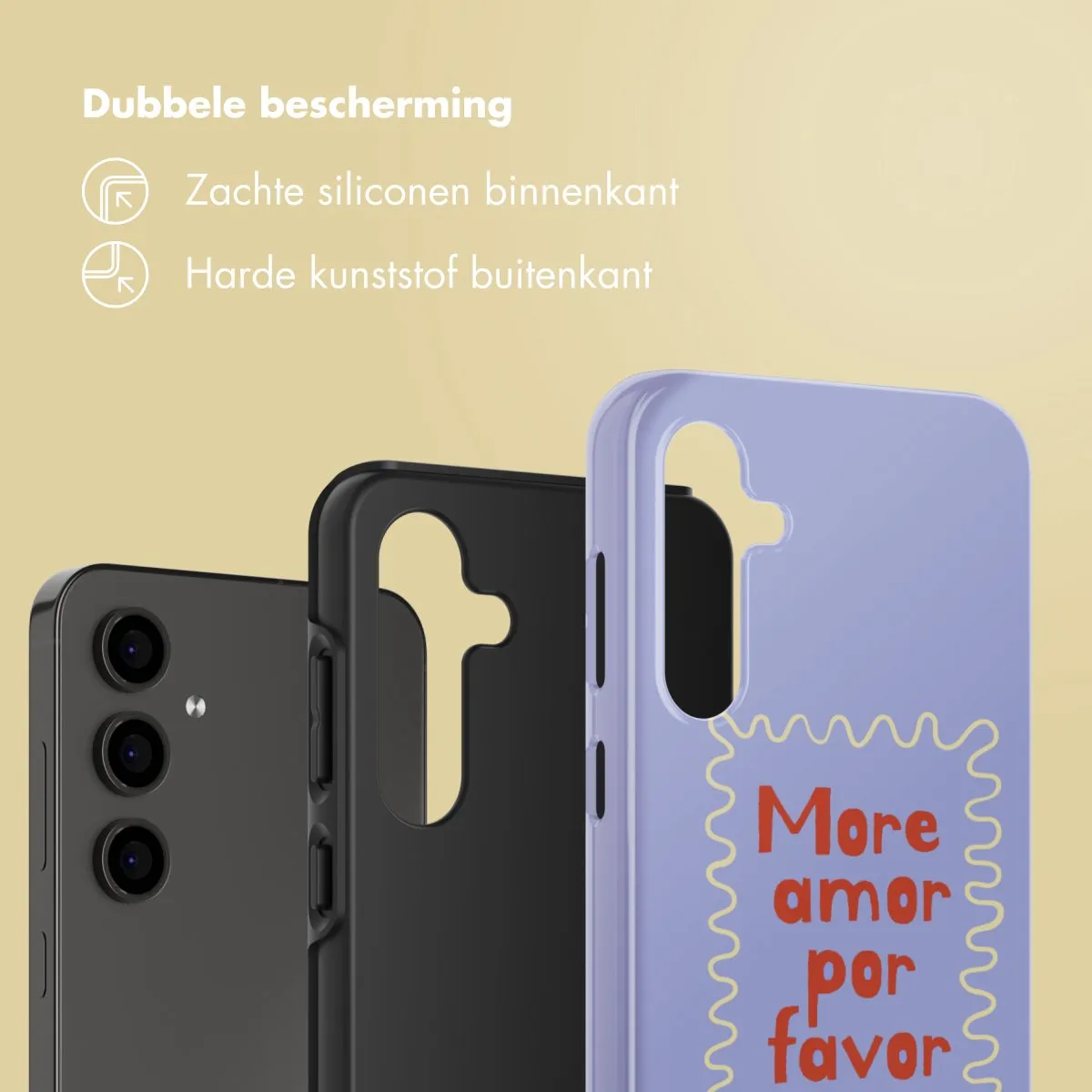 Selencia Hoesje Samsung Galaxy S24 FE More Amor