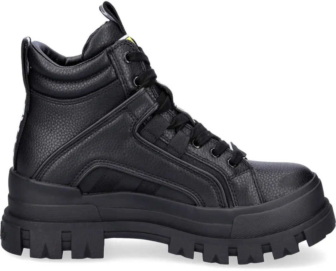 Buffalo Aspha NC Mid Dames Hoge Sneakers - Zwart - afbeelding 2 van 6