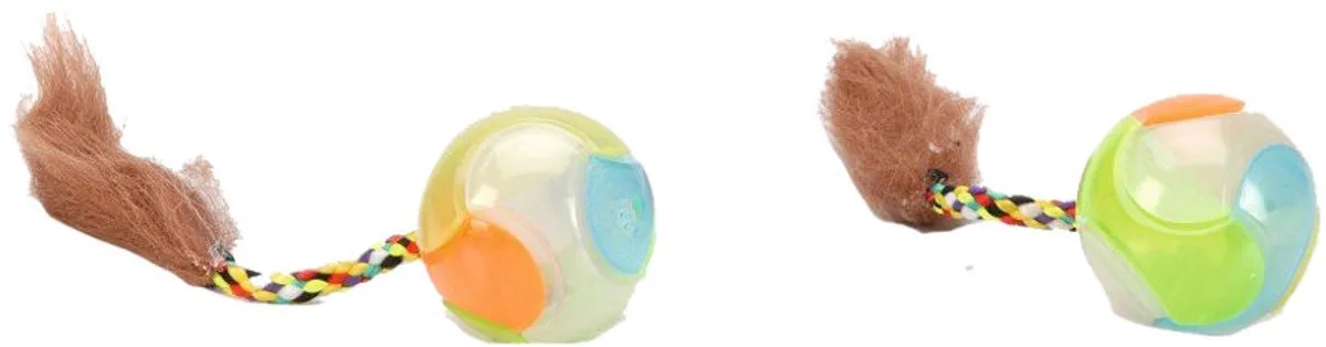 Beeztees Glow Kattenbal - Bonte Kleuren