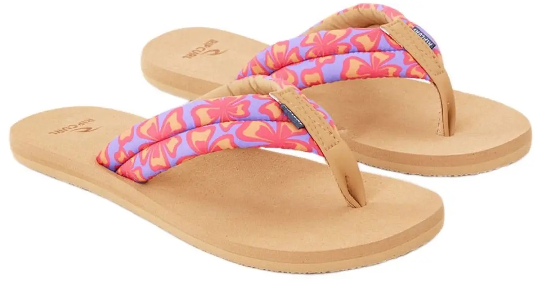 Rip Curl Freedom Plush Bloom Slippers Beige EU 39 Vrouw