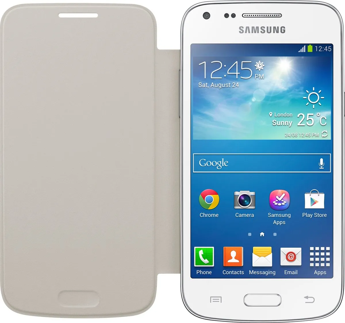 Samsung EF-FG350NWEGWW Flip Cover - Wit