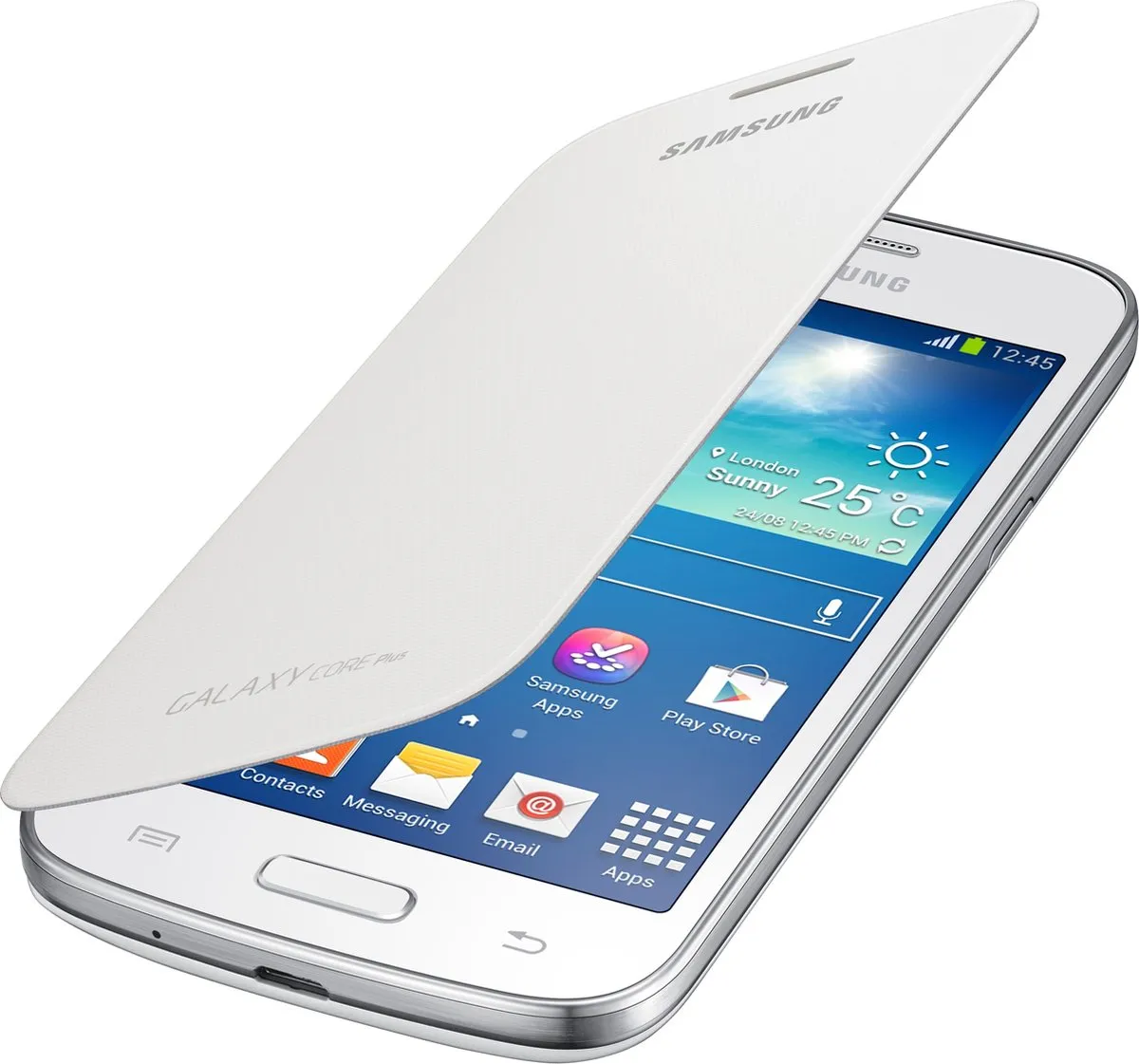 Samsung EF-FG350NWEGWW Flip Cover - Wit