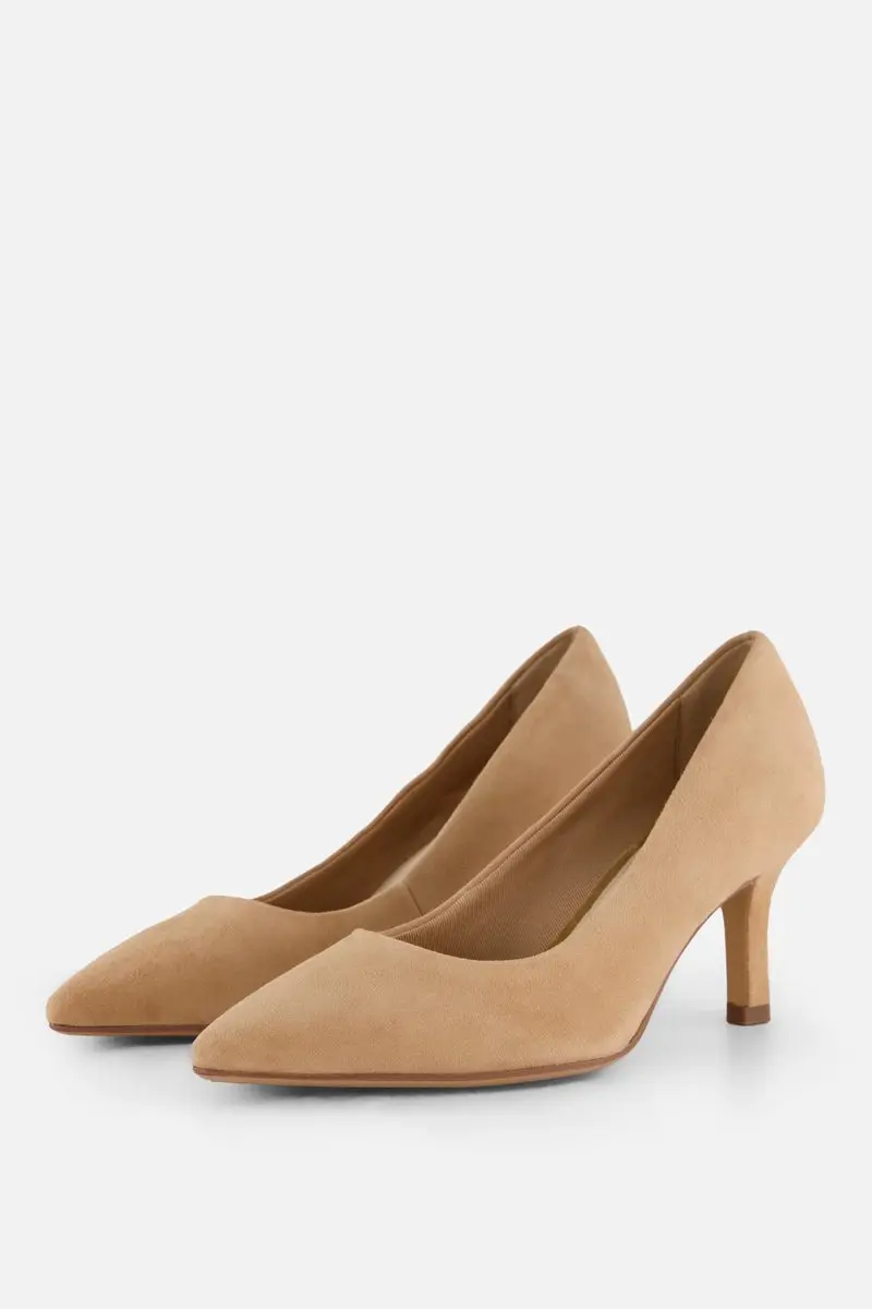 Tamaris Pumps taupe Leer