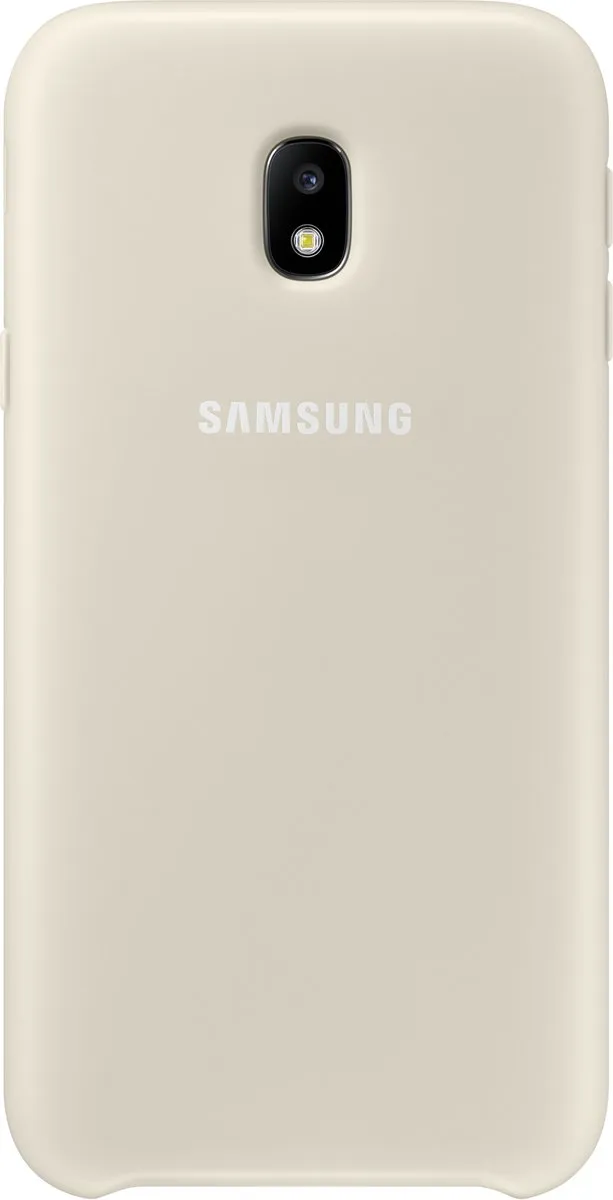 Samsung Galaxy J3 2017 Dual Layer Hoes - Goud