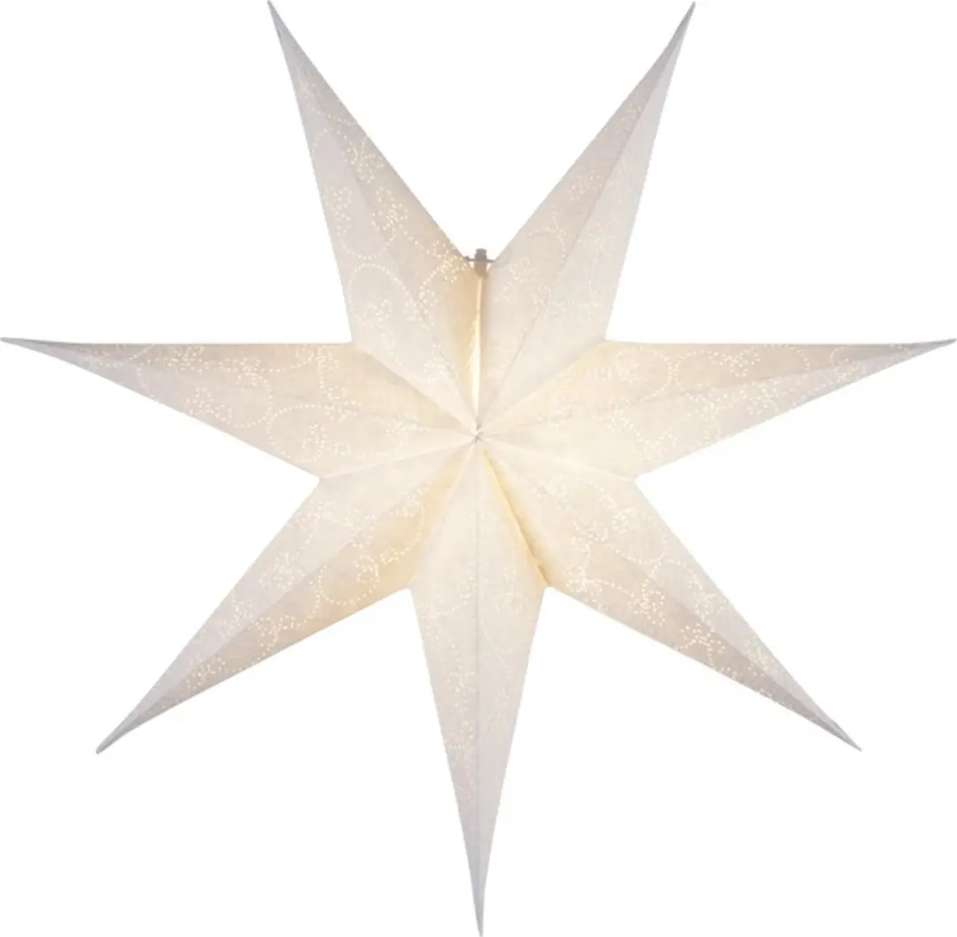 Star Trading Decorus Papieren Ster Wit 63x63cm - afbeelding 5 van 6