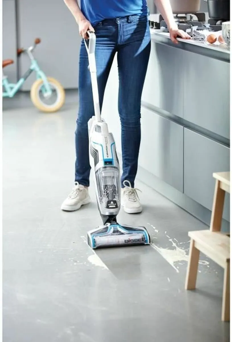 Bissell Crosswave 2582Q Stofzuiger - 250W - 820ml - Grijs/Zwart/Blauw - afbeelding 6 van 6