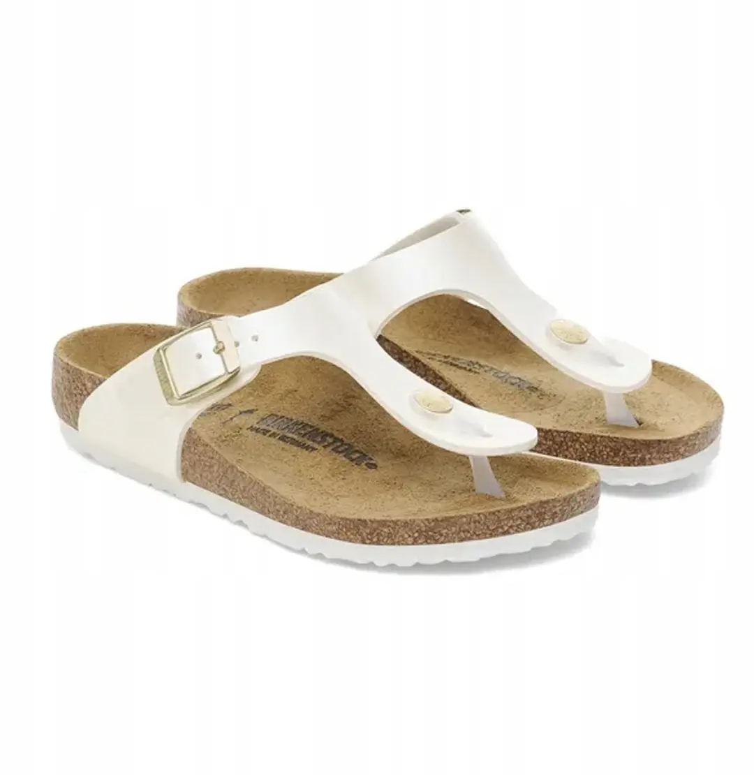 Birkenstock Gizeh Kids Birko-Flor Electric Metallic Pearl