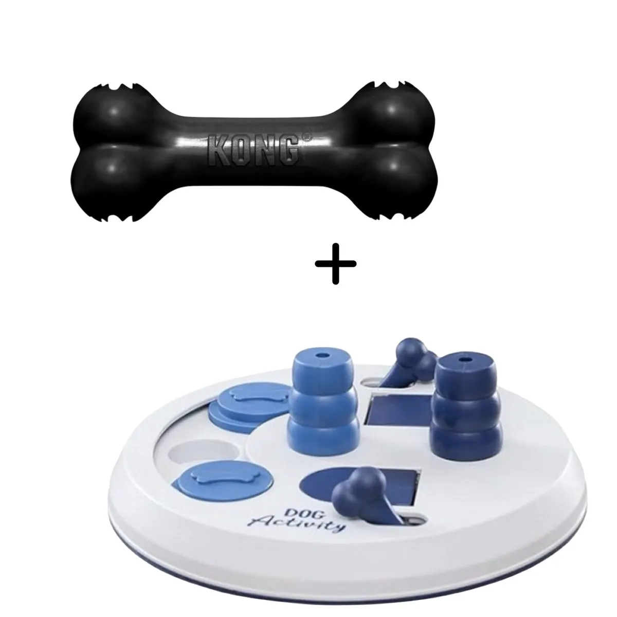 KONG Trixie Dog Activity Flip Board & Extreme Goodie Bone