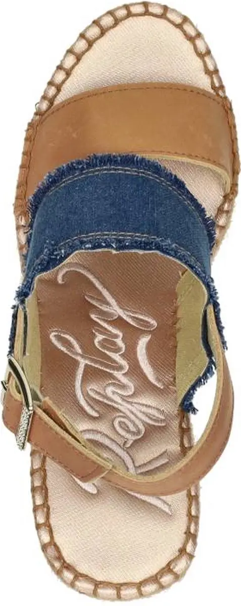 Replay Jess Band Sandalen Touwzool - Licht blauw - Maat 39 - afbeelding 5 van 6