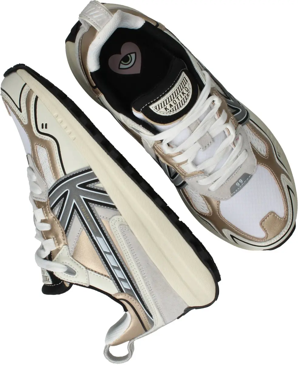 Kaotiko Detroit Tech Sneakers - Goud - Maat 41 - afbeelding 6 van 6