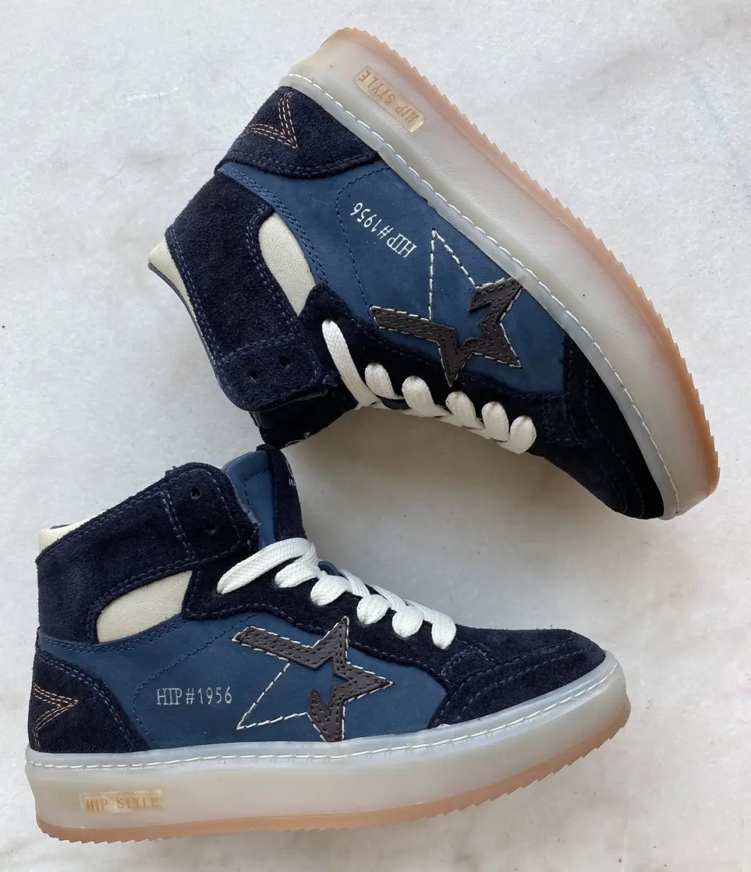 Hip jongenssneaker blauw maat 33
