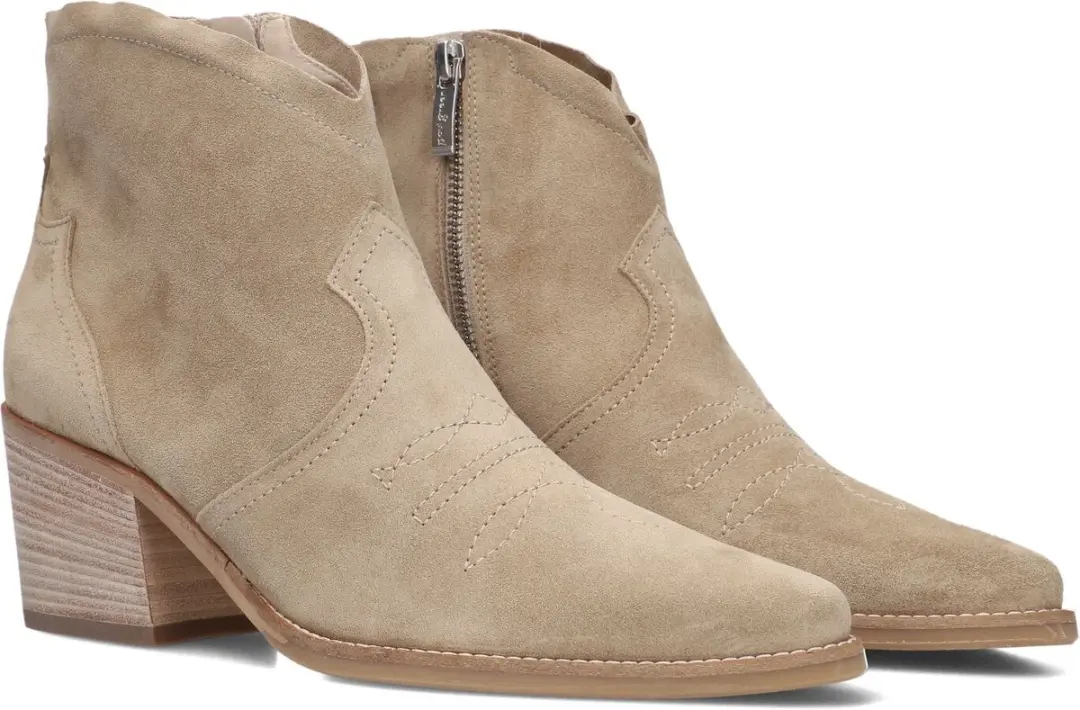 Paul Green 8125 Enkellaarsjes Beige