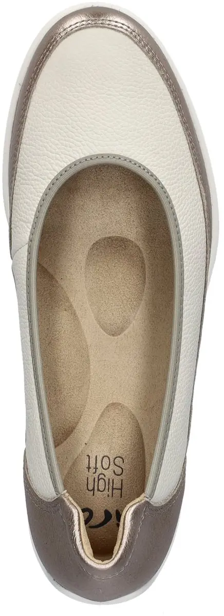 Ara Zürich 2.0 Ballerina's 37.5 - Wit/beige - afbeelding 4 van 6