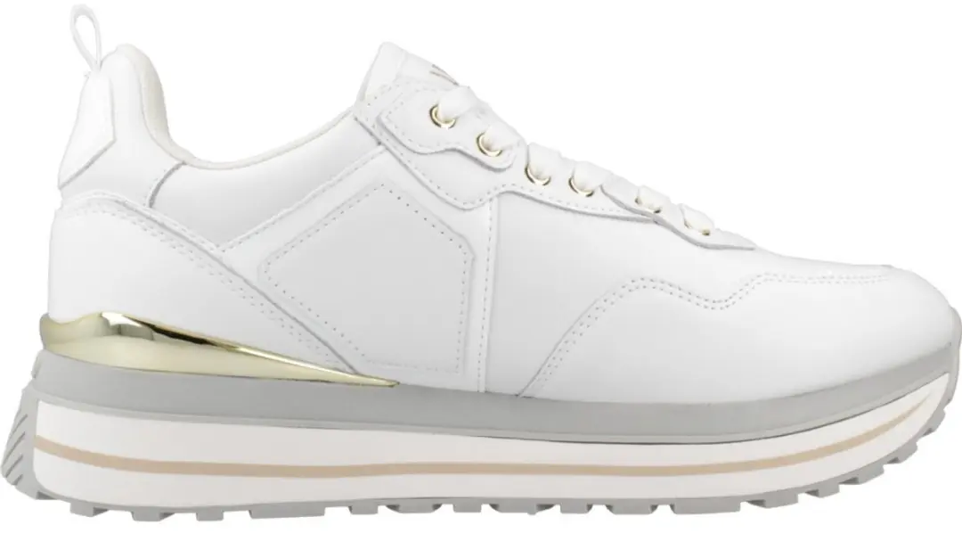 Slip-On Sporty Faux Leather Sneakers Wo